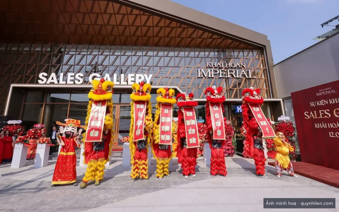 Khu nhà mẫu dự án Khải Hoàn Imperial ngày khai trương