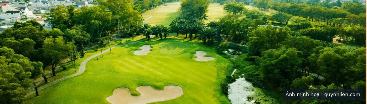 Sân golf Sông Bé nằm sát cạnh dự án Khải Hoàn Imperial