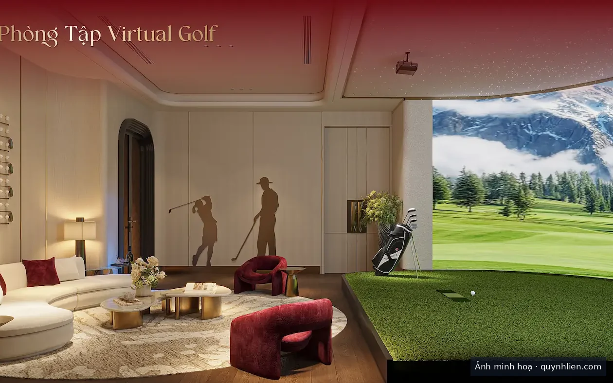 Phòng đánh golf 3D trong nhà tại Khải Hoàn Imperial