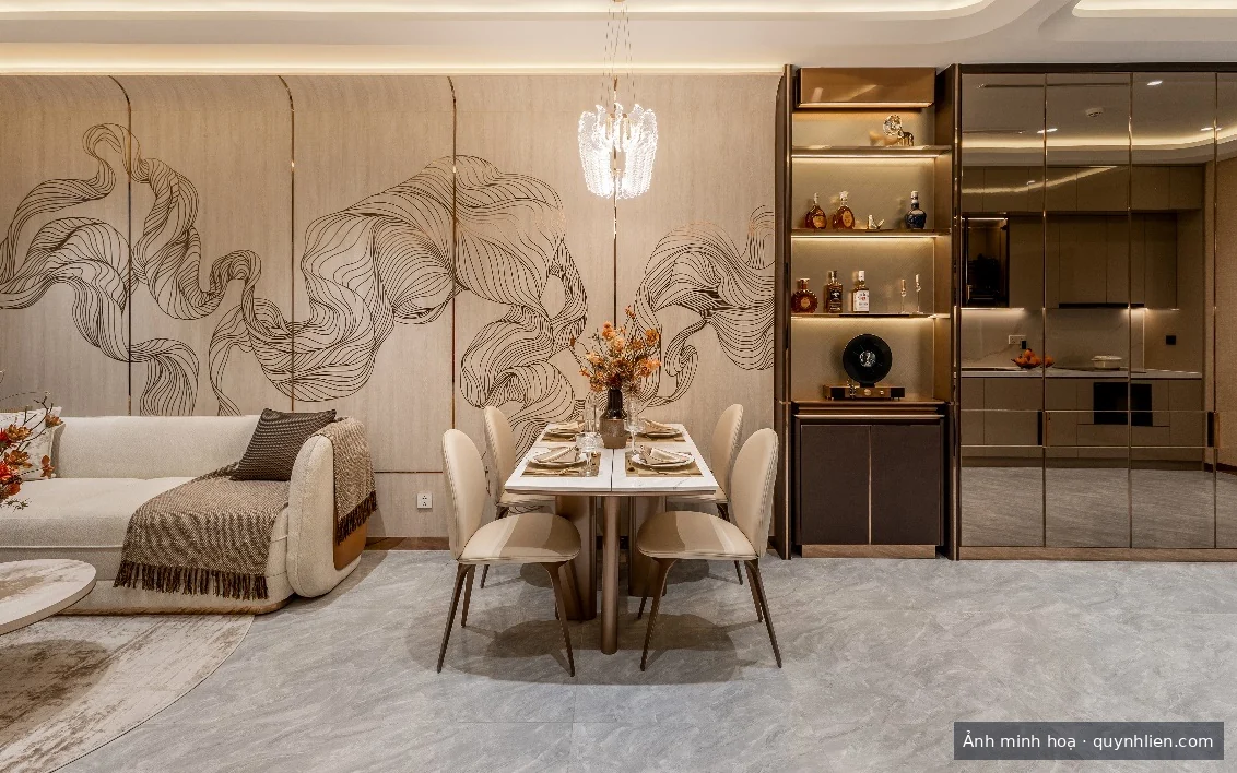 Hình phối cảnh toàn khu căn hộ Khải Hoàn Imperial