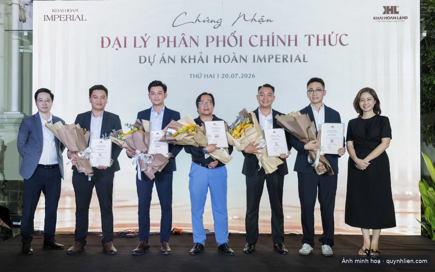 Đại diện các sàn dự đêm Private Night của Khải Hoàn Imperial
